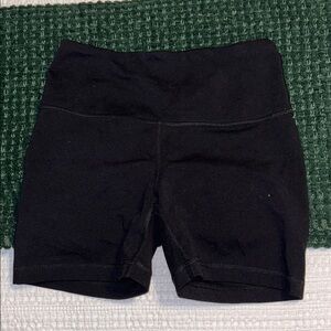 Black High-Waisted Shorts